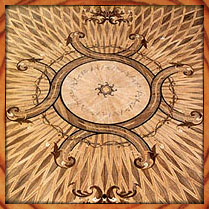Inlaid Parquet Medallion